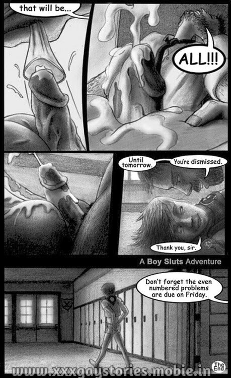 Geometry Teacher Porn - Adult Gay Sex Comic : My Math Teacher (Mr. Priapic is my math teacher and  he has been a boy slut in his past days so he know how to teach a